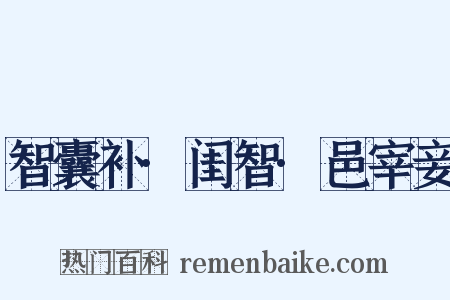 智囊补·闺智·邑宰妾是什么意思的图片